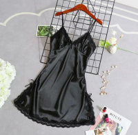 Sans Fashion - Baju Tidur Wanita Lingerie Sexy / Dress Wanita Satin Ice Silk PY 377