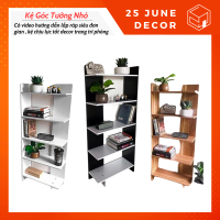 Kệ Góc Tường Size 115x35x15 Kệ Sách Để Đồ Đa Năng Để Góc Tường Gỗ MDF Lắp Ráp - 25 June Decor