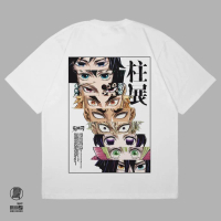 Kaos Hashira Pillars Demon Slayer Kimetsu no Yaiba Manga Anime T-Shirt DJA Cloth
