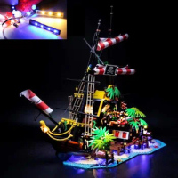 LED for Lego 21322 Ideas Pirates of Barracuda Bay Building USB Lights Kit With Battery Box(NOT Included The Bricks)