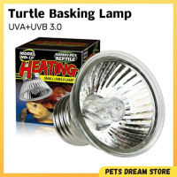 Nomoy Pet Reptile UVA+UVB bulb Turtle uva tortoise uva uvb heat lamp 25w/50w/75w turtle basking bulb