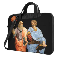 Plato And Aristotle Laptop Bag Basketball For Macbook Air Xiaomi 13 14 15 15.6 Notebook Pouch Portable Stylish Computer Case