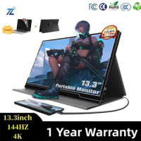 Inch 4k Hd Dual Hdm I 13.3 Portable Monitor 144hz 17.3 Computer Mobile Phone Expansion Ps4 Monitor Screen 15.6