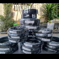 Kawat bonsai hitam  250 gram 1 - 6 mm label biru per roll peralatan bonsai