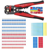 260PCS Cold-pressed Terminal Tube Insulated Terminal And Crimping Plliers Set Ferrule Crimping Tool Kits