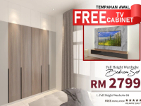 8FT FULL HEIGHT WARDROBE 6 DOOR