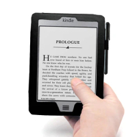Protective Case for Kindle Touch (2011 old model) ebook Leather Cover Magnetic Closured Model D01200 Ereader Flip Bag Cases