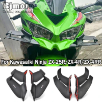 ZX 4R 4RR 25R Motorbike Winglets Aerodynamic Wing Kit Spoiler For Kawasaki ZX4R ZX4RR ZX25R ZX-25R 2