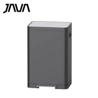 JAVA JH-8851TG-25L 不鏽鋼長方形腳踏式垃圾桶 25公升 鈦金灰色 香港行貨 