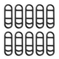 10 Pcs Bicycles Light Silicone Straps Cycling Mount Band Fixing Straps for Flashlight Helmet Light Easy installation