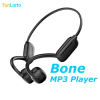 Bone Conduction Earphones Waterproof 32GB MP3 Player Bluetooth Wireless Headphone Driving Cycling Earbuds Sports Running Headset