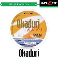Senar Pancing Nylon Kaizen Okaduri 100M | Coated Fluorocarbon | Sinking Type | Semua Ukuran 0.16mm