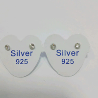 Anting tusuk- giwang perak asli silver 925 lapis mas- model mata burung