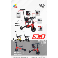 SEPEDA RODA TIGA NUWA T-31 PMB TOYS / SEPEDA ANAK RODA 3 TRICYCLE IORA T31