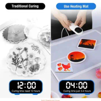 Resin Heating Mat Adjus-table Temperature Heating Pad for Epoxy Resin Castings