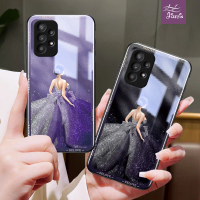 Gadis Gaun Malam Ungu Casing for Samsung Galaxy a72,a53,a52s,a52,a25,a21,a15,a14,f62,f41,f23,f13,f12