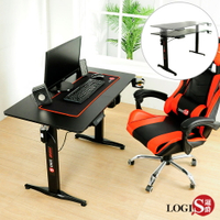 桌子/工作桌/辦公桌 110x60智慧碳纖電競升降桌 站立桌電腦桌【LOGIS邏爵】【EG-1160】
