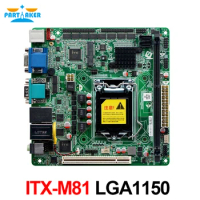 Partaker ITX-M81 Dual VGA DDR3 LGA1150 Mini ITX H81 Motherboard With PCI
