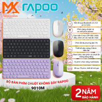 Rapoo 9010M Multi-Mode – Combo Bàn Phím Chuột Không Dây Siêu Mỏng, Kết Nối 4.0/5.0/2.4G