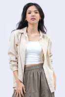 Bodytalk Kemeja Wanita Charlene Cream