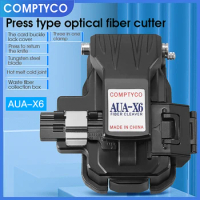 COMPTYCO AUA-X6 press type one-step fiber optic cutter, leather fiber optic cable cutter Fiber Cleaver