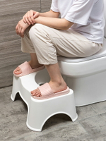馬桶墊腳凳 家用馬桶凳子墊腳凳塑料加厚老人兒童腳踏上廁所蹲坑腳踩小凳子『XY13899』