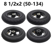 8 1/2x2 (50-134) Inenr and Outer Tire with Hub/rim Wheels for Inokim Light Electric Scooter Baby Carriage Folding Bicycle Part