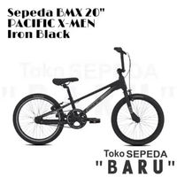 TB - Sepeda BMX PACIFIC X-MEN Ukuran 20 Inch Iron Black