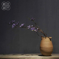 現代中式陶瓷插花花瓶 東南亞干花花器禪意擺件 家居客廳裝飾禮品1入
