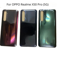 For OPPO Realme X50 Pro Back Battery Cover Rear Housing Door Glass Case for Realme X50 Pro Battery Cover 5G 6.44 inch