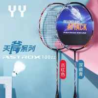 6.4mm Extremely Shaft ASTROX 100zz Badminton Racket precision ball control power an attack stype Badminton Racket YY 100zz
