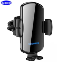 Voice Broadcast Wireless Car phone Charger 15W Fast Charge Car Holder for iphone13 12 11 for Huawei Mate40pro P30 pro