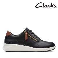 Clarks 女鞋 Un Rio Zip 微尖頭金屬側拉鏈休閒鞋(CLF68018C)