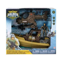 SOLDIER FORCE STRATEGIC SEA AND AIR PATROL PLAYSET FIGURE CHAP MEI SOS OCEAN PATROL MAINAN TENTARA A