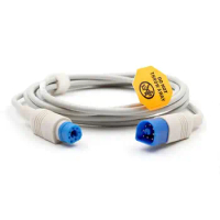 Compatible for Philips HP monitor 8PIN SpO2 extension wire main cable to DB8 2.4M