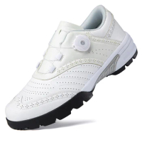 New Men's Women Golf Shoes Men's Golf Training Shoes Outdoor Sports Shoes Leather Men's Shoes Women Golf Shoes