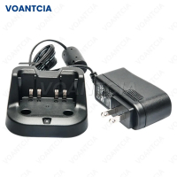 BC240 Desktop Charger Base AC Plug Adapter for Icom IC V86 U86 HAM  Power Accessories