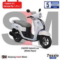 SIM-Sepeda Motor Yamaha FAZZIO HYBRID LUX Lux-White Pearl