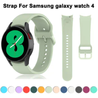 20mm Silicone Straps For Samsung Galaxy Watch 4 classic 46mm 42mm smartwatch Ridge Sports Bracelet Galaxy Watch 4 44mm 40mm Band