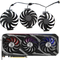 Free Shipping 95mm T129215SU 12V 0.5A 7Pin Graphic Card Cooler Fans For ASUS ROG STRIX-GeForce RTX 3070 3080 3090 Fan