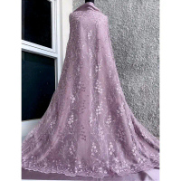 (HARGA 1 METER) Bahan Kain Brokat Brukat Meteran Mewah/ Kain Tile Akar Mutiara Gliter/ Kian Tulle Ti