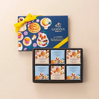 日本限定限量版 GODIVA 下午茶甜點派對巧克力片禮盒六枚入款情人節聖誕節新年禮物－珍藏版現貨在台