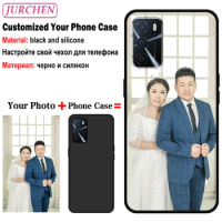 Custom Photo Leather Glass Case For OPPO A57S A57 A58X A77 A77S A17 Realme 5 5S 5i 6i 10 C3 F21 Reno9 Pro Plus A97 A92S C30 S 5G