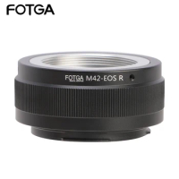 FOTGA Lens Mount Adapter Ring For M42 Screw Lens to R3 R5 R5C R6 Mark II R7 R8 R10 Camera For Canon EOS R Mount Mirrorles Camera