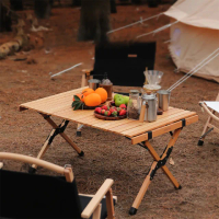 【VENCEDOR】露營卷心蛋捲桌(露營必備 好收納 摺疊桌 工作桌 露營桌 露營-2入)