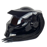 Motorcycle helmet warrior electric riding men's and women's full-coverage full-face helmet off-road helmet bicycle helmet