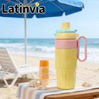 Latinvia 15 bình giữ nhiệt giáng sinh bình nước tương con cá nhỏ ashton hall water bottle ứ cocacola