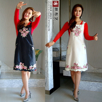 圍裙可愛布藝田園成人家居廚房餐廳日式韓版時尚簡約罩衣反穿衣