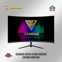 Gamdias Atlas 27" HD27H 280Hz / HD27HIC 240Hz Curved VA Panel 1920x1080 Gaming Monitor