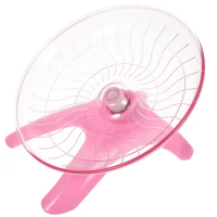 Hamster Flying Saucer Small Exercise Wheel Silent Wheel for Gerbil Rat Mouse Small Animals